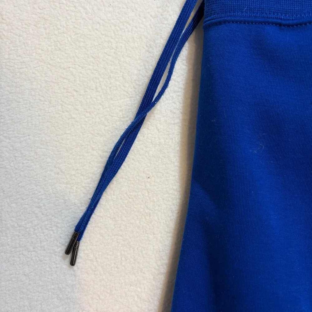 Polo Ralph Lauren Sweatpants Mens L Blue Joggers Tapered Fleece Pony Logo Stripe